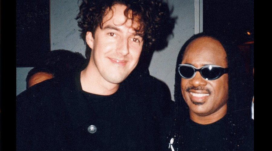 Michiel Borstlap with Stevie Wonder